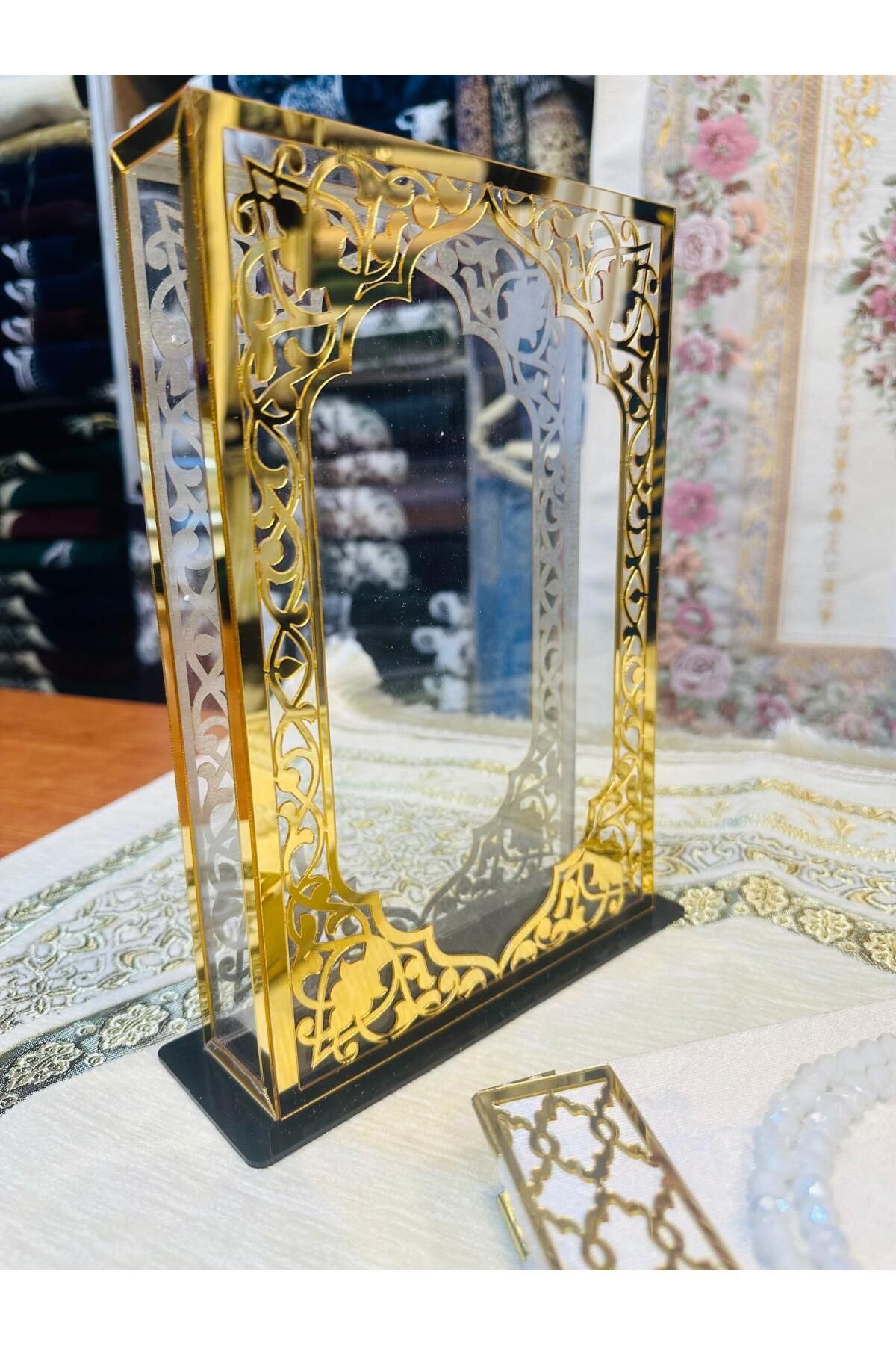 Hediyelik Kuran Seti ,Gelin Bohçası ,Nişan Hediyesi,Konsept Hediyelik Krem Rengi Pleksi  Varak