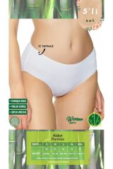 Bambu 5'li  Lazer Kesim Dikişsiz Iz Yapmaz Külot (EXTRA YUMUŞAK VE ESNEK)