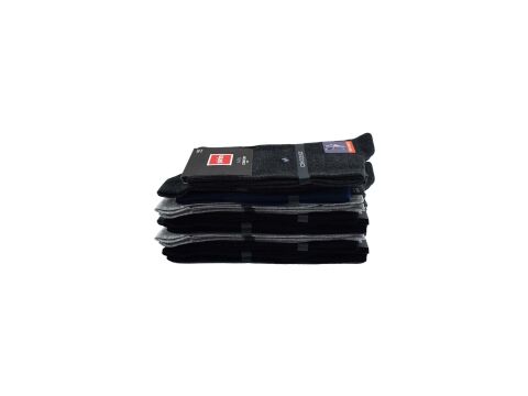 Şirin 7280-01 Ter Emici Dikişsiz Erkek Soket Çorap 12'li