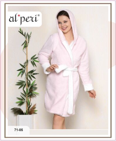 Alperi 71-05 Polar Bayan Uzun Kollu Sabahlık 4'lü