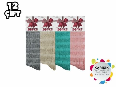 Berka Ters Havlu Bayan Soket 12'li