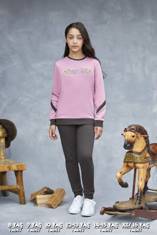 Elsima 3193 Kız Çocuk Uzun Kollu Pijama Takımı 6'lı (8-16YAŞ)