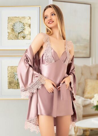 Miss Laris 5031 Bayan İkili Saten Takım