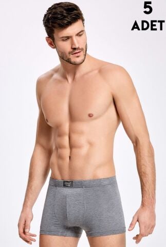 İlke 1606 Bambu Erkek Boxer 5'li