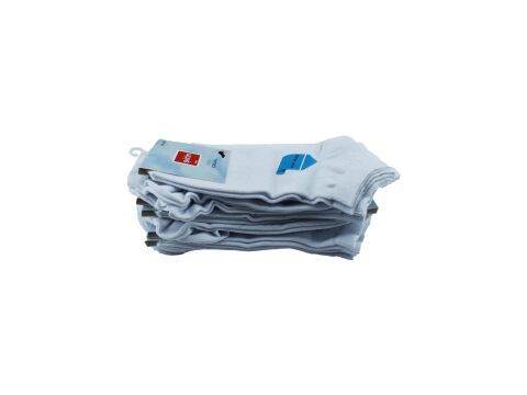 Şirin 7010-Beyaz Ter Emici Erkek Penye Patik 12'li