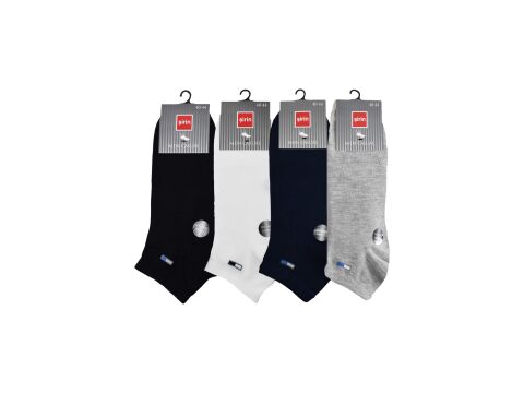 Şirin 7090-003 Ter Emici Dikişsiz Erkek Penye Patik 12'li