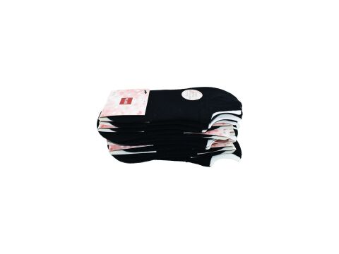 Şirin 4027 Penye Dikişsiz Bayan Sneakers Çorap 12'li