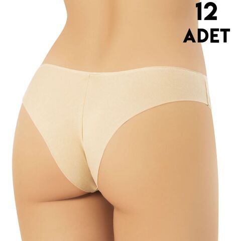Kota 5103 Arkası Çift Katlı Modal Bayan Bikini (M-L-XL) 12'li