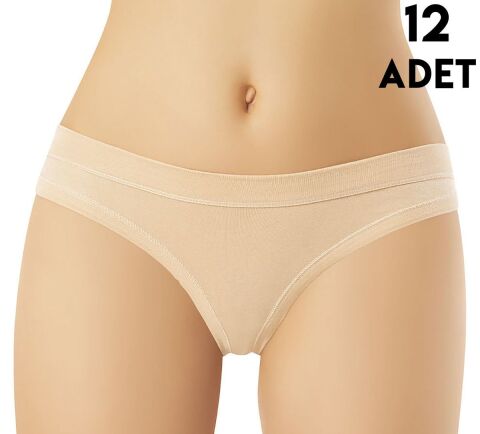 Kota 5104 Biye Detaylı String Modal Bayan Bikini (M-L-XL) 12'li