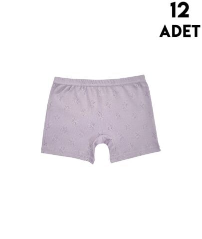 Kota 3425 Transferli Ribana Kız Çocuk Boxer 12'li
