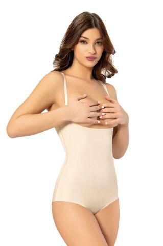 Flex Fit 6004 Lazer Kesim Askılı Göğüs Altı Slip Korse