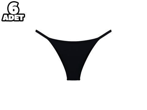 Cansoy 675-Siyah 2X Push Up Balenli Destekli Bayan Sütyen Takım 6'lı