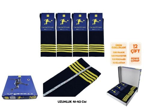 Şirin 7420 FB Futbol Çorabı 12'li
